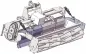 Preview: Victory Stabwalze hydraulisch verstellbar für Victory HTLX Bodenfräse